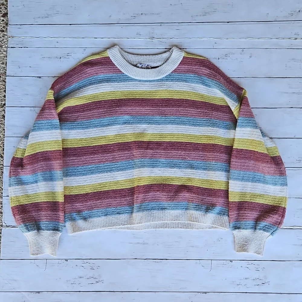 Striped Sweater Size Medium - Picture 1 of 4